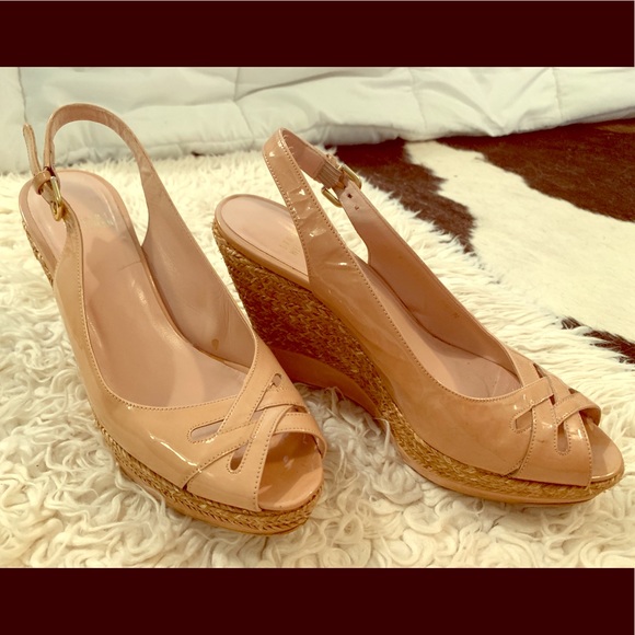 Stuart Weitzman Shoes - Stuart Weitzman espadrille platform wedge, size 8